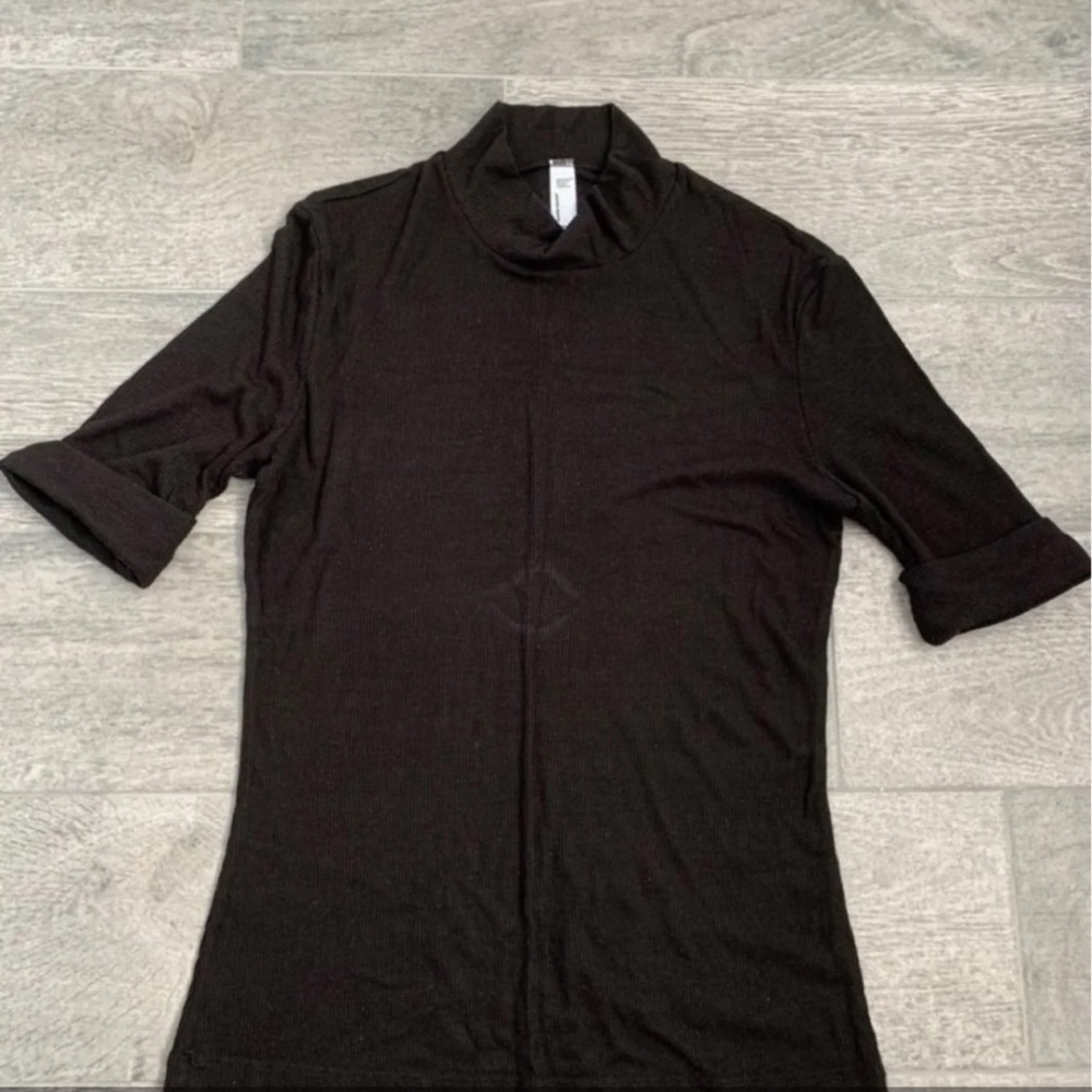 American apparel mock neck top